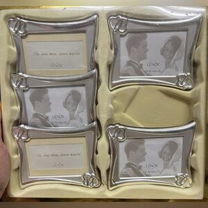 LENOX 5 piece Placecard Holders/Frames‎